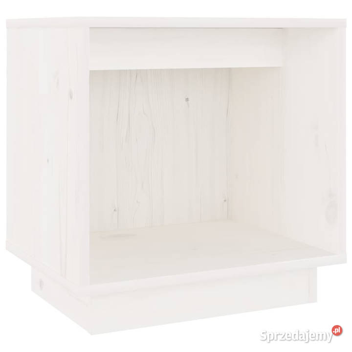 Szafka nocna biała 40x30x40 lite drewno sosnowe Warszawa