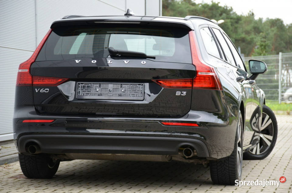 Volvo V60 Czarne Opłacone 20B3 Mild Hybrid elektrycznie ustawiane fotele Kutno sprzedam