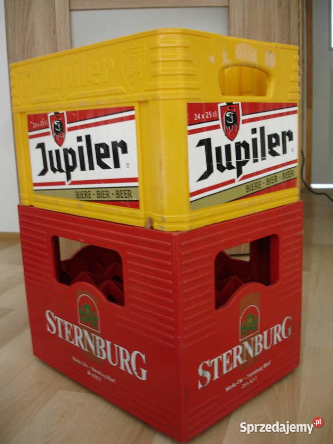 Skrzynki piwa JUPILER STERNBURG lubuskie Zielona Góra