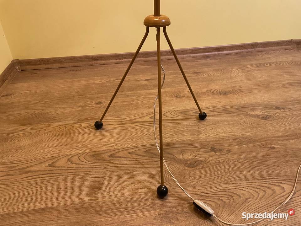 Lampa podłogowa PRL prof Apolinary Gałecki zachodniopomorskie Kołobrzeg