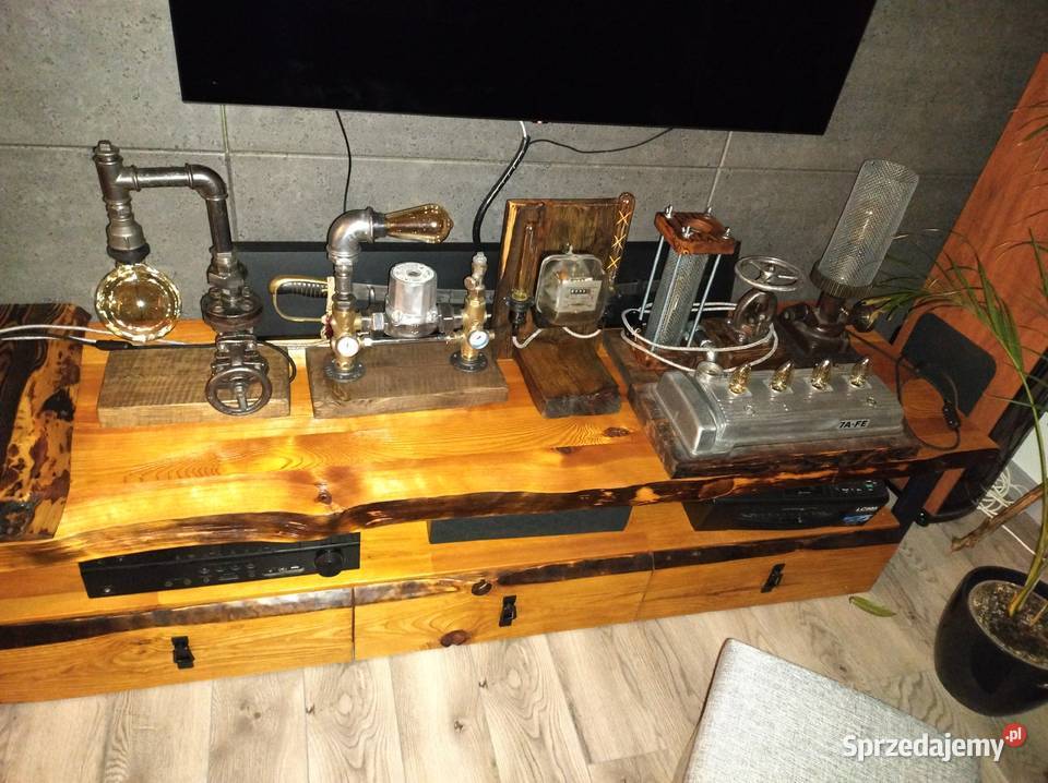 Unikatowa industrialna lampa retro vintage loft Tuszyn