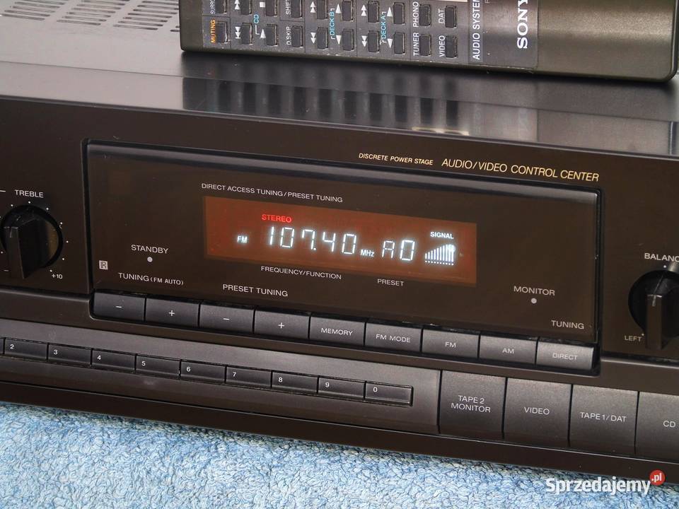 Amplituner Sony STRGX 390 pilot mocny i sprawny Jasło