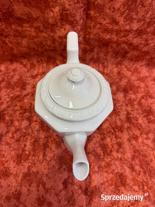 Dzbanek do herbaty Rosenthal Maria Biala 12 osob biały Kielce