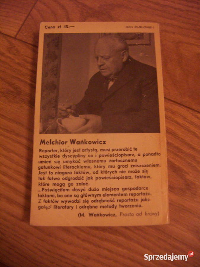 Melchior Wańkowicz Reportaże zagraniczne Serock