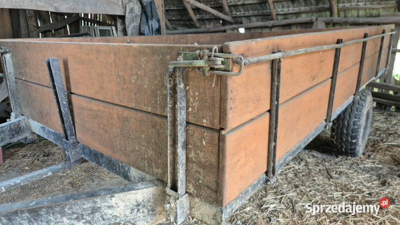 Przyczepka Jedno Osiowa Mocna 190x4m Przyczepy rolnicze Przemyśl