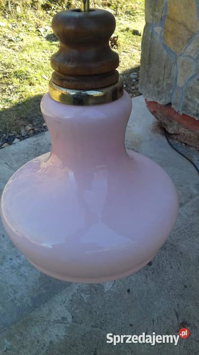 Retro lampa wiszaca lata 60 te firmy Napako Lampy wiszące Lubań