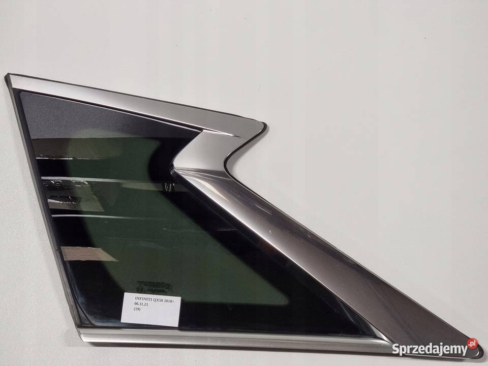 SZYBA W KAROSERIE LEWY TYŁ INFINITI QX50 2018 Nowy Tomyśl sprzedam