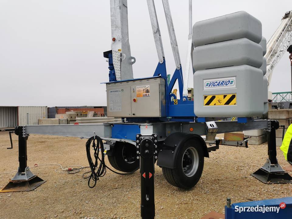 Dźwig żuraw nowy szybkomontujący VICARIO OMV 22 Ligota Piękna