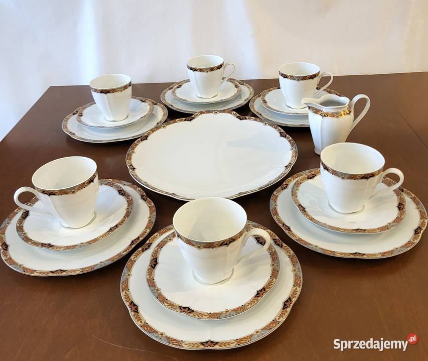 Tirschenreuth Bawaria zestaw kawowy 6 osób