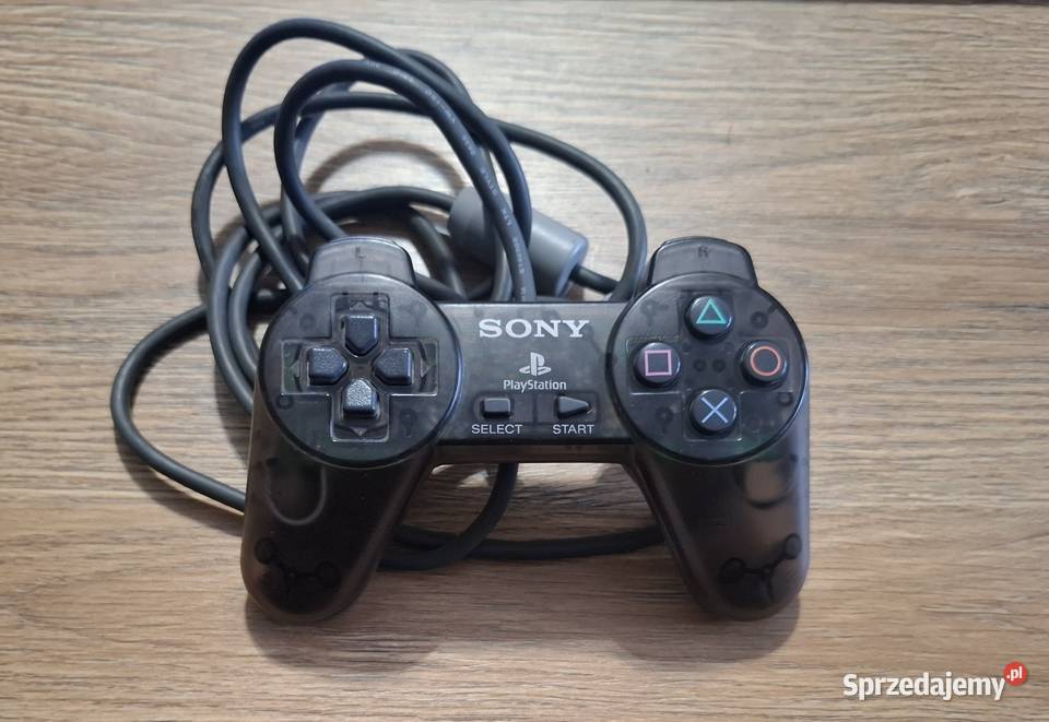 Kontroler Pad Sony SCPH1080 Smoked Clear Gray 1 Żuromin