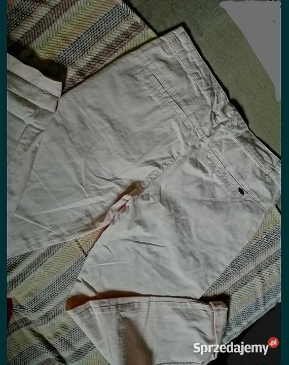 Nowe z metką spodnie materiałowe BAWEŁNIANE xs s Długie Leszno