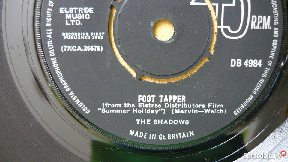 Płyta SHADOWS 1963 r śląskie Myszków