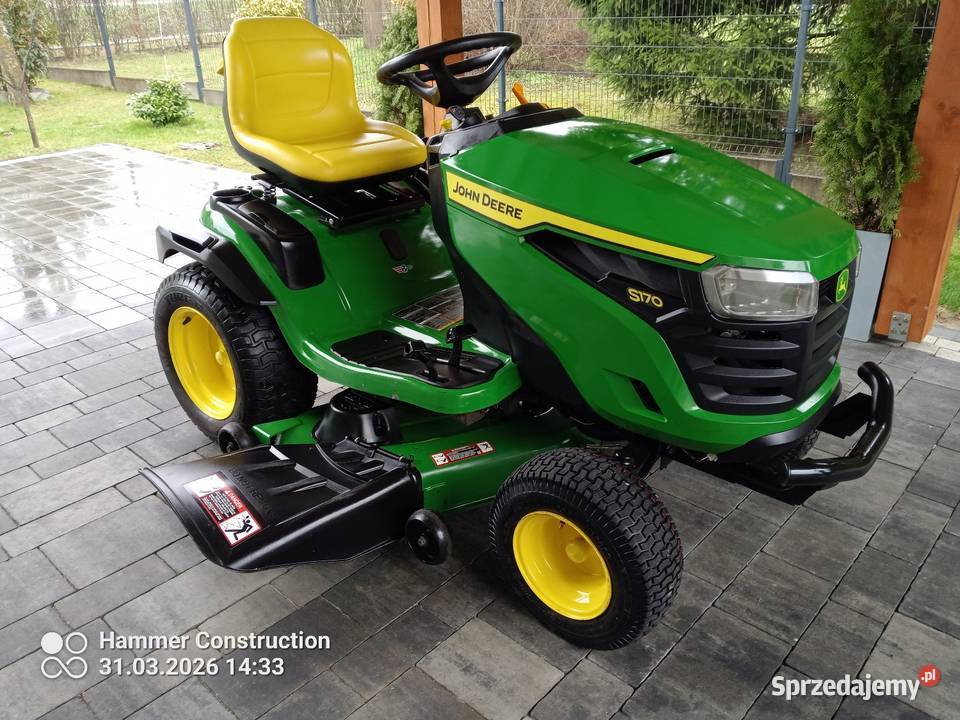 Traktorek kosiarka John Deere S170USA Sanok