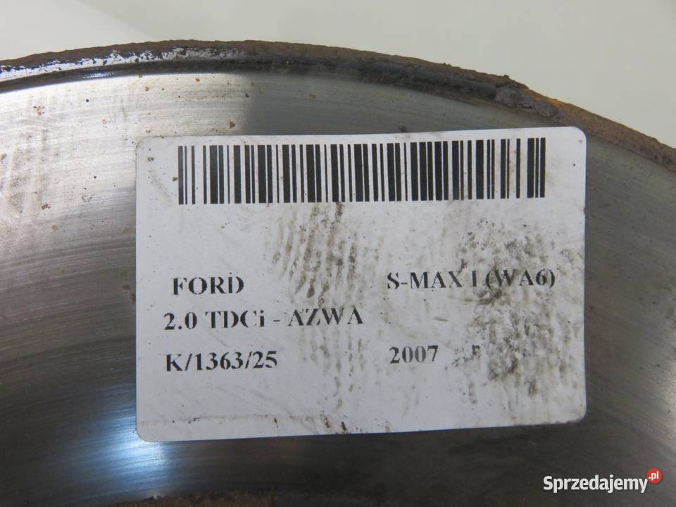 TARCZA HAMULCOWA PRZÓD FORD S I WA6 20 TDCi AZWA Tarcze hamulcowe sprzedam