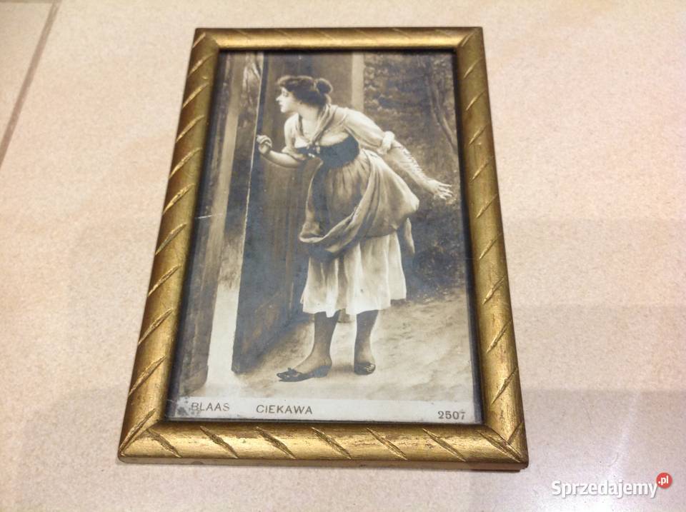 Stary Obrazek w Drewnianej Ramce lubuskie Nowa Sól