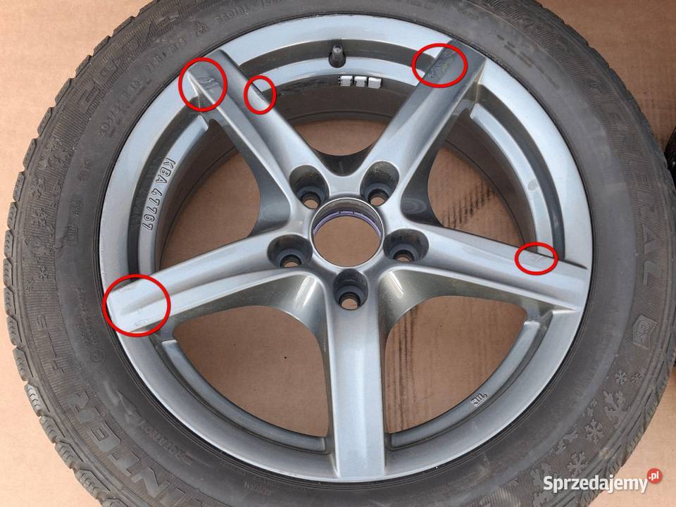 KOŁA ALUFELGI ALUTEC 16 5X112 7J ET38 OPONY ZIMA lubuskie