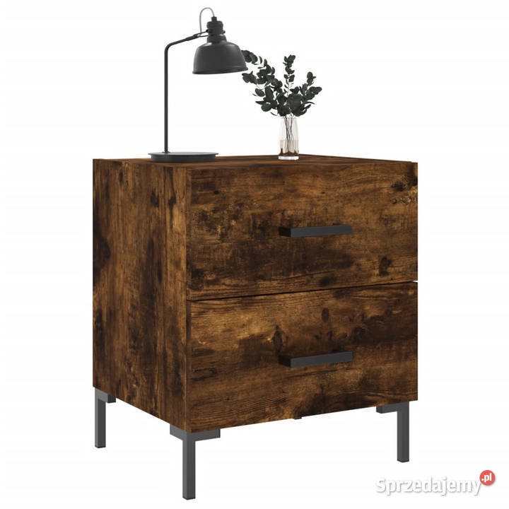 Szafka nocna przydymiony dąb 40x35x475 WM827318 Warszawa