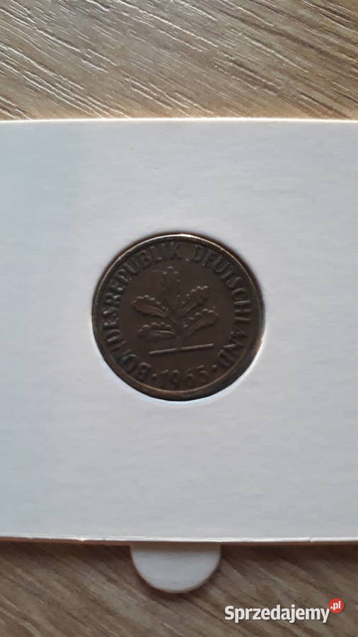 2 Fenigi RFN 1965 r men D Numizmatyka Konin sprzedam