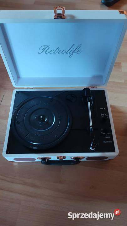 Gramofon Walizkowy Bluetooth 3 Prędkości Retro sprzedam