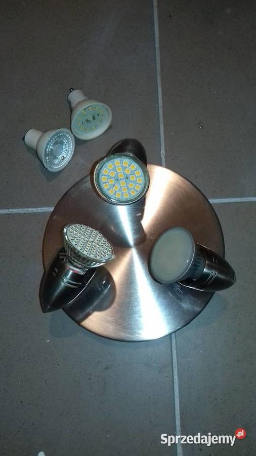 Lampa kinkiet LED 3 ramienny stal nierdzewna zachodniopomorskie Kołobrzeg sprzedam