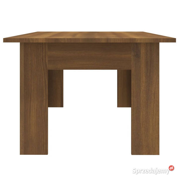 Stolik kawowy brązowy dąb 100x60x42 WM815428