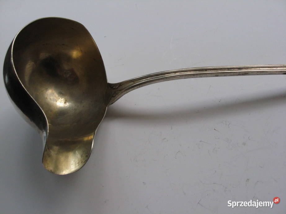Nabierka srebrna do zupy XIX w pr 800 Poznań