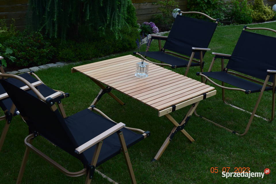 krzesło skladane campigowe lokietniki drewno Bosutów