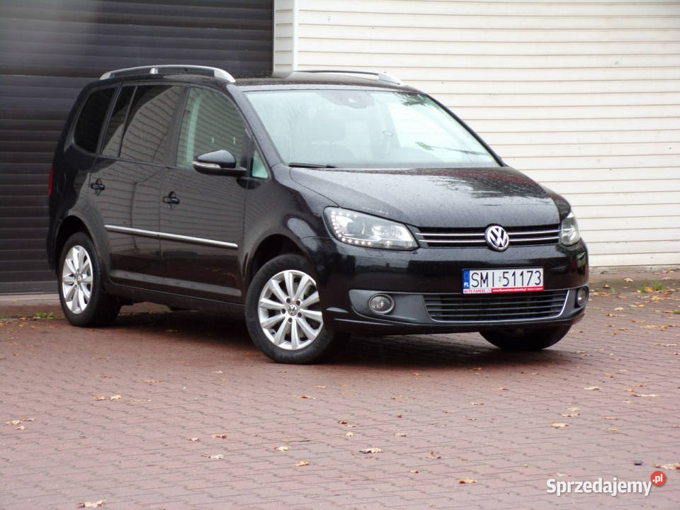 Volkswagen Touran BI Xenon Automat 7 Osobowy Led Touran śląskie Mikołów