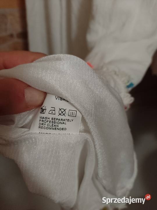 LXK Długa bogato zdobiona sukienka letnia z Kraków