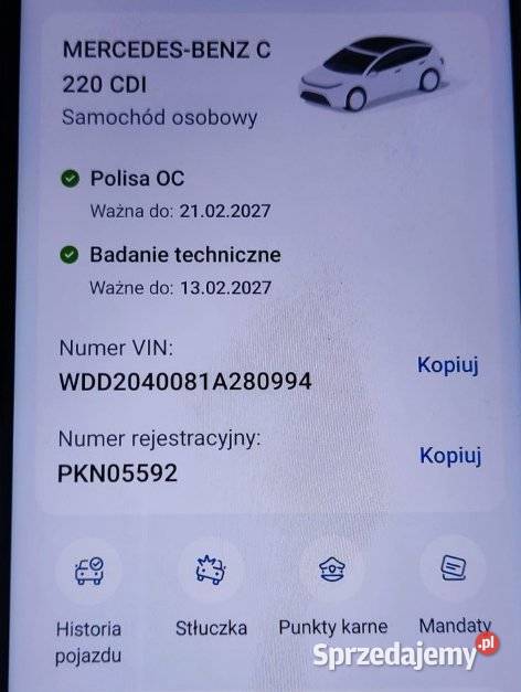 Mercedes CKlasa W204 Avantgarde 1 Właściciel manualna Warszawa