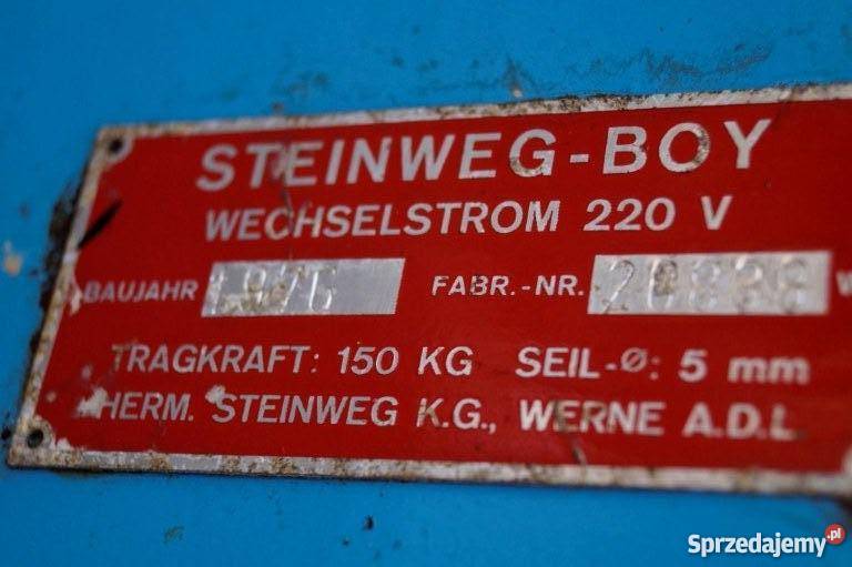 WYCIĄGARKA WCIĄGARKA Linowa Budowlana Opalenica