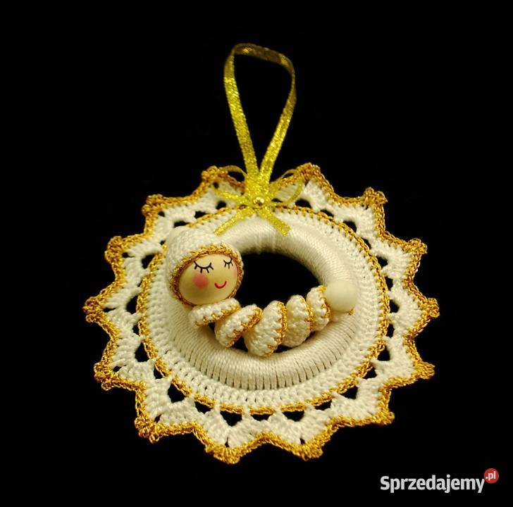Zawieszka ozdoba szydełkowa na choinkę 11 Z178 Pozostałe