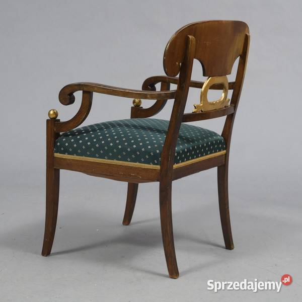 przepiekny fotel Karljohan 1900r 60cm Białystok