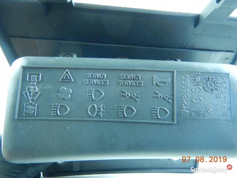 SZUFLADKA SCHOWEK LANCIA Y 9503 ASO LEWA STRONA osobowe