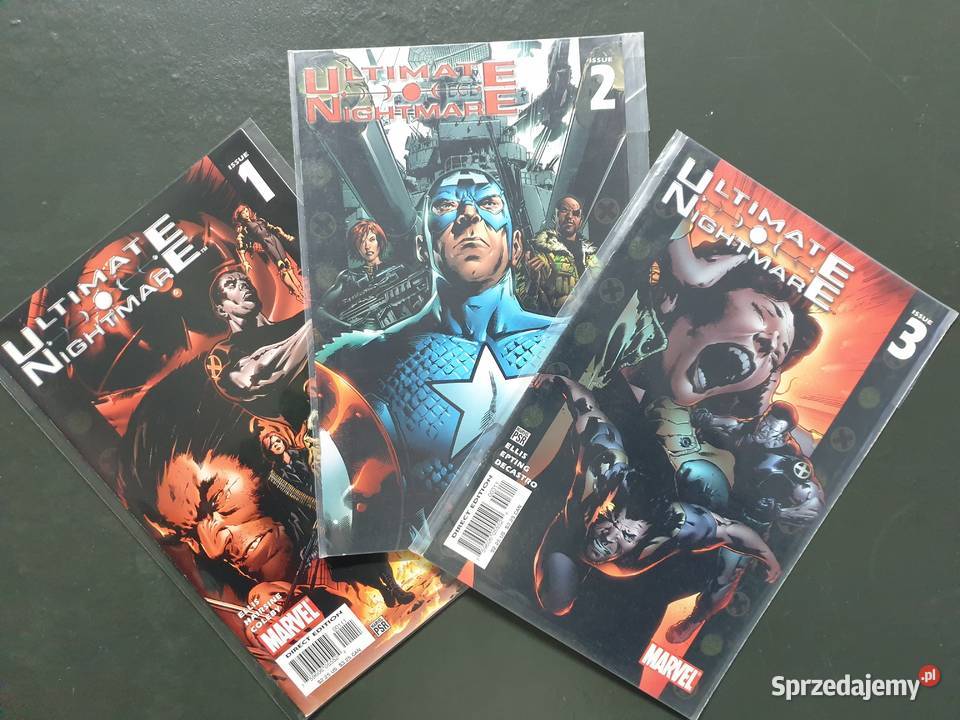 Ultimate Nightmare zestaw 3 komiksów Marvel USA Gdynia