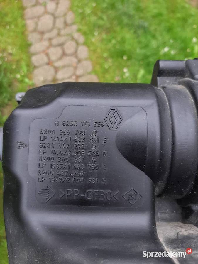 Obudowa filtra powietrza przepływomierz megane2 Kamionka Wielka