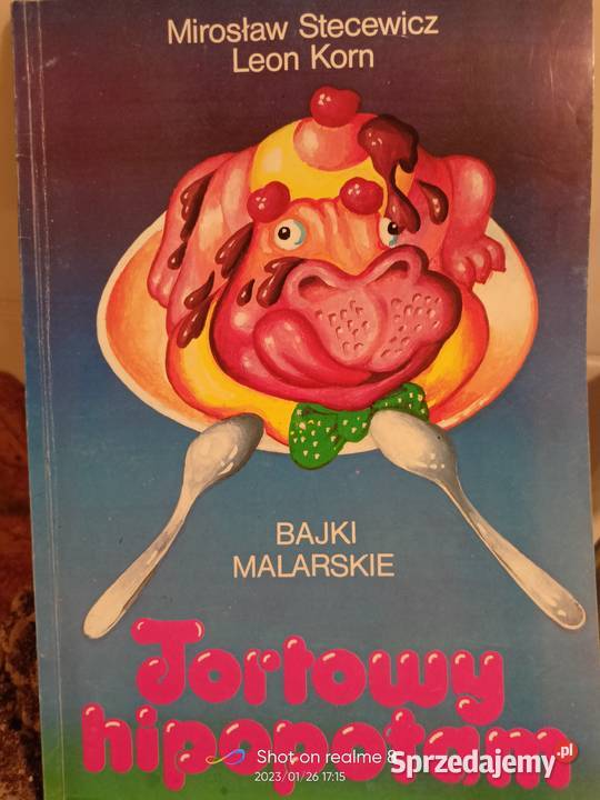 Tortowy hipopotam książki prezenty Warszawa miękka