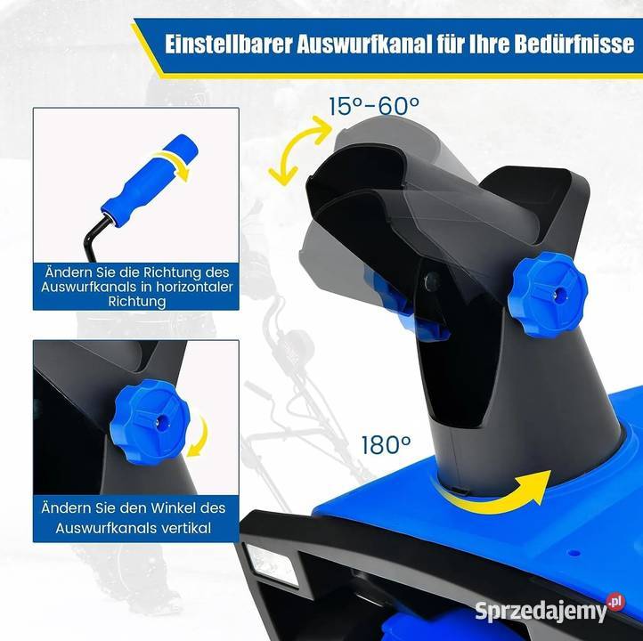 Odśnieżarka elektryczna COSTWAY z oświetleniem Bielsko-Biała