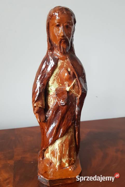 Figurka rzeźba Jezus Prucnal ceamika sprzedam