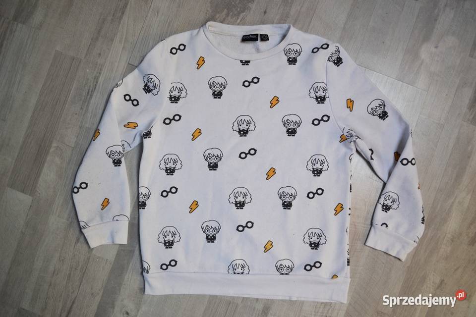 Biała bluza HarryPotter Primark M Odzież codzienna Odzież codzienna mazowieckie Płock
