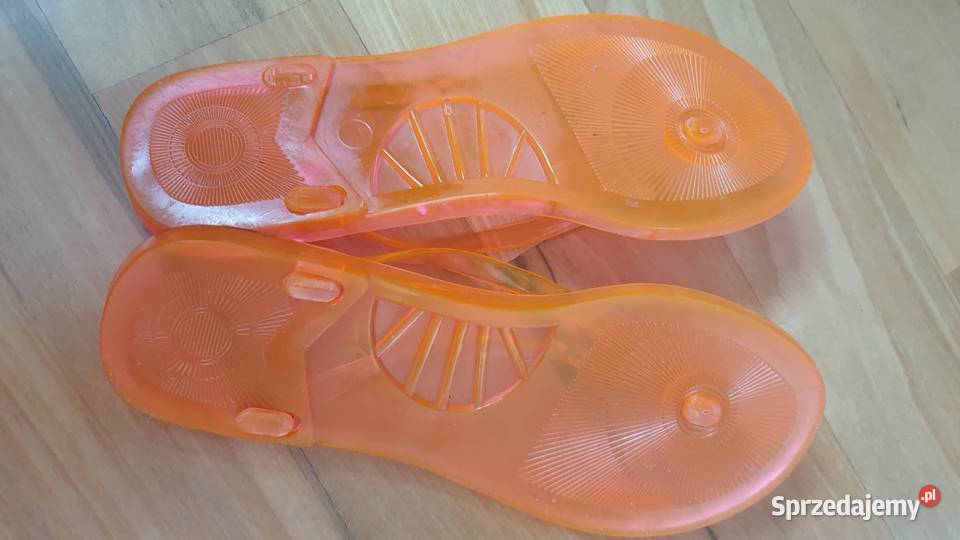 klapki przezroczyste japonkina plażę basenr 36 dziewczynka Warszawa sprzedam