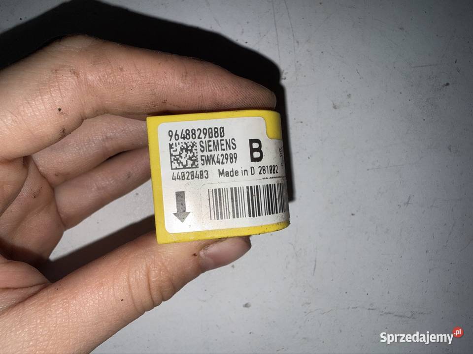Czujnik uderzenia bocznego airbag Peugeot 307 Ostrów Wielkopolski