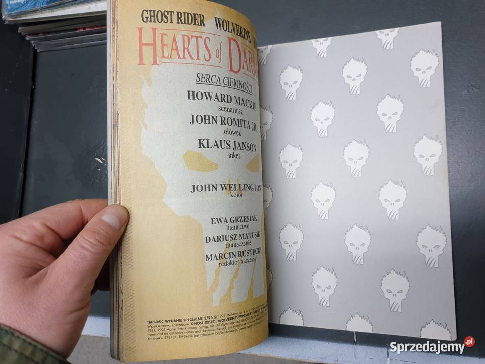 Ghost Rider Wolverine Punisher TMSemic wyd Komiksy pomorskie Gdynia