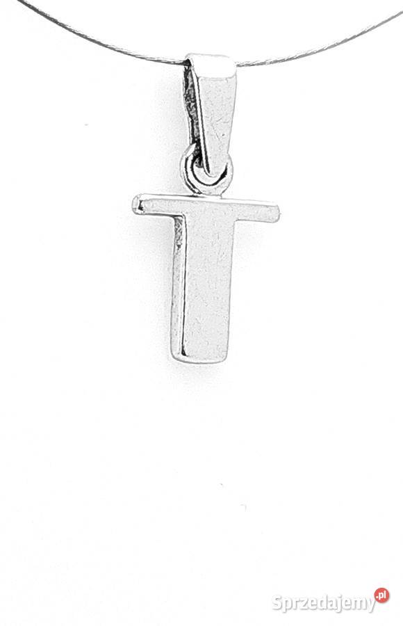 Srebrna zawieszka literka T NS50 WYPRZEDAŻ Poznań sprzedam