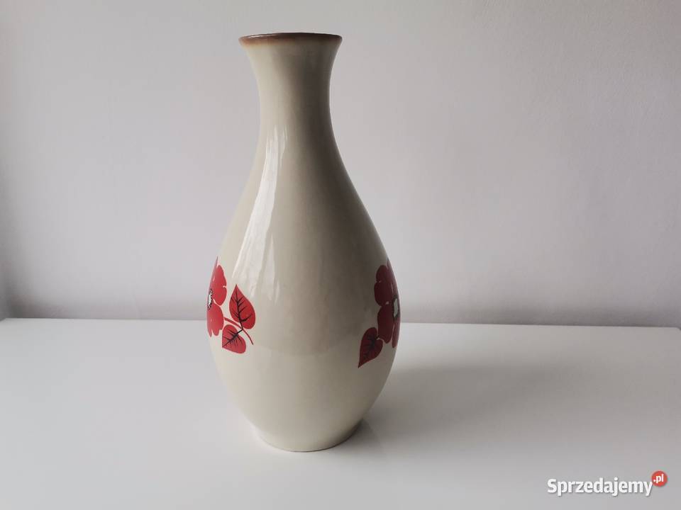 Stary duży wazon w kwiaty porcelit Chodzież Antyki, Sztuka, Kolekcje śląskie Katowice