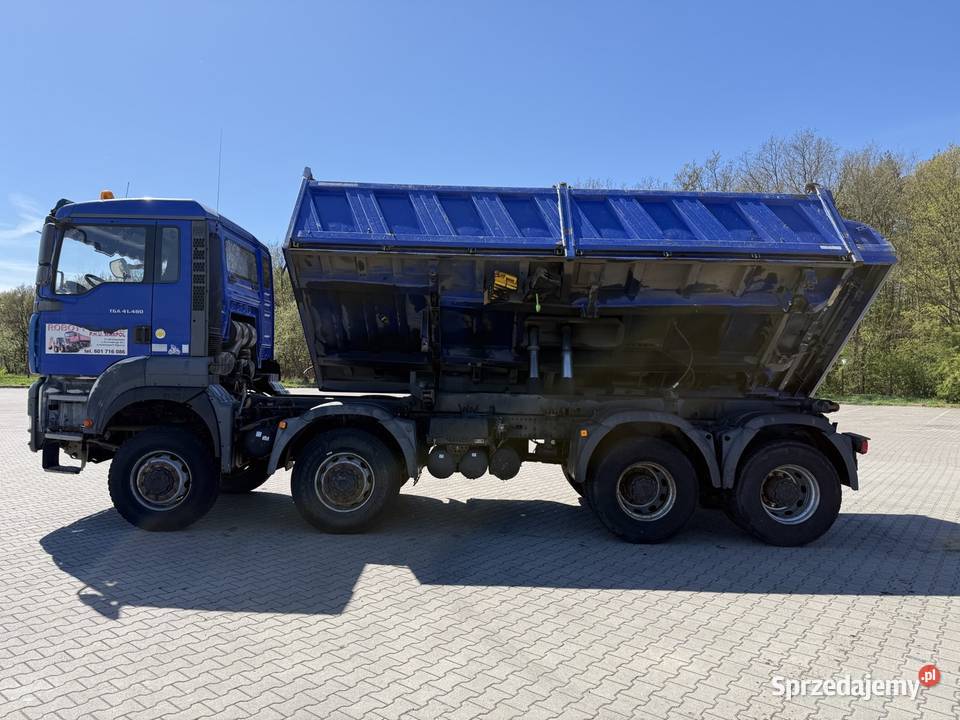 MAN TGA 41480 euro 3 2006 8x6 wywrtoka 3 stronna Stargard