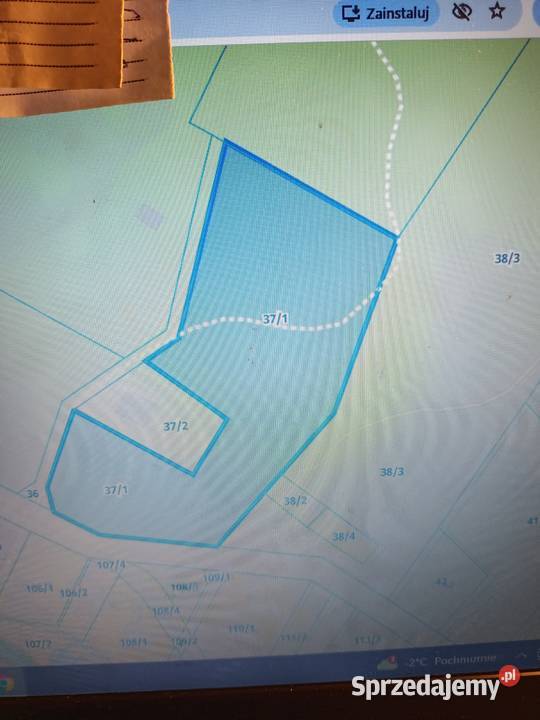 Sprzedam działkę budowlaną w ścisłym centrum Wapienne sprzedam