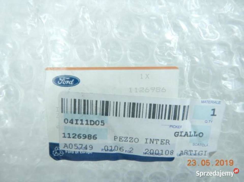 LISTWA ZDERZAKA PRZÓD CHROM FORD FOCUS 9800 Listwy i nakładki