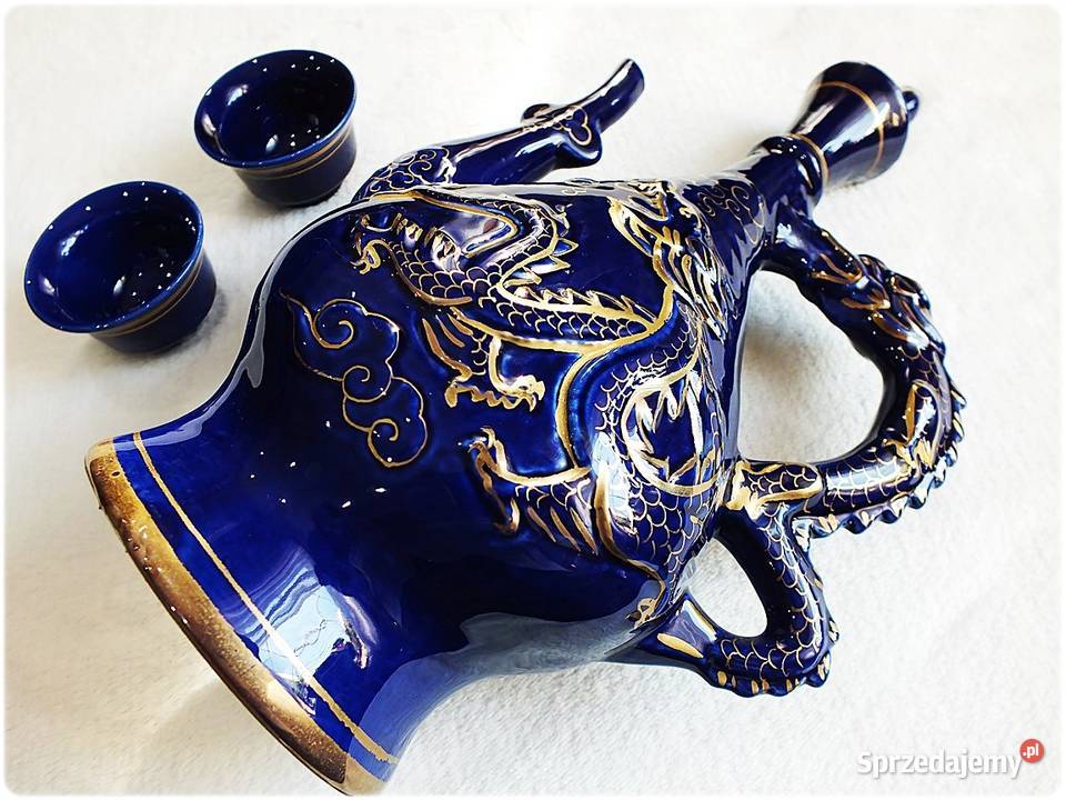 Orientalny Dzbanek Karafka porcelana w stylu lubuskie Żary