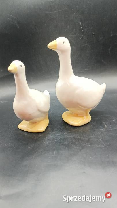 Para ptaki ceramiczne gęsi Szwecja lubelskie Zamość sprzedam